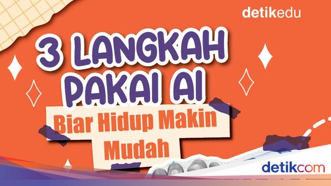 Infografis: 3 Langkah Pakai AI Biar Hidup Makin Mudah