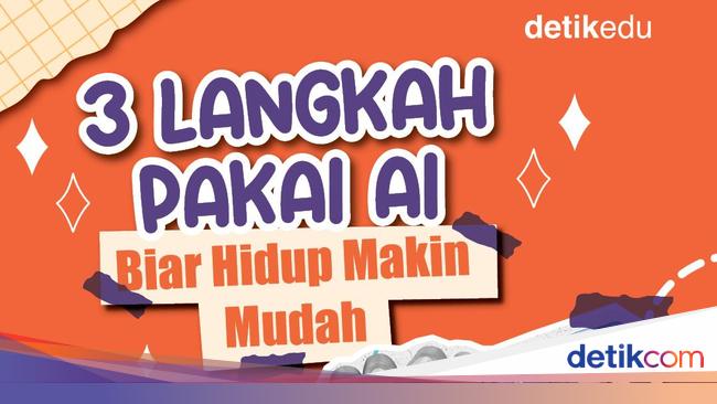 Infografis: 3 Langkah Pakai AI Biar Hidup Makin Mudah