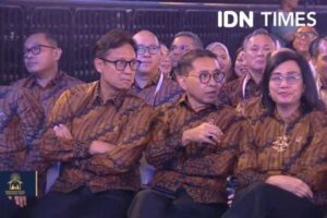 Hadiri Natal Nasional 2024, Para Menteri Kompak Pakai Batik