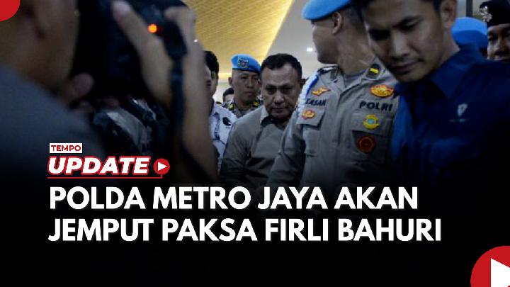 Polda Metro Jaya akan Jemput Paksa Firli Bahuri lantaran Dua Kali Mangkir Pemanggilan