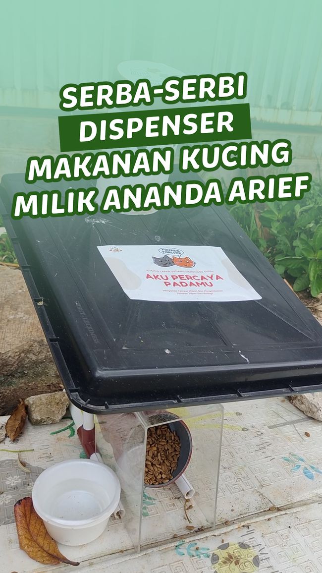 Video: Mengulik Cara Kerja Dispenser Makanan Kucing Milik Ananda Arief