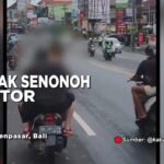 Viral, Aksi Bule di Bali Tertangkap Kamera Berciuman Sambil Naik Ojol : Okezone Tvscope