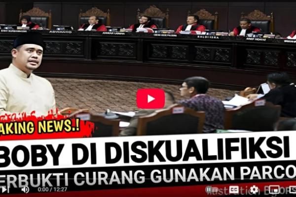 Bobby Nasution Didiskualifikasi di Pilkada Sumut